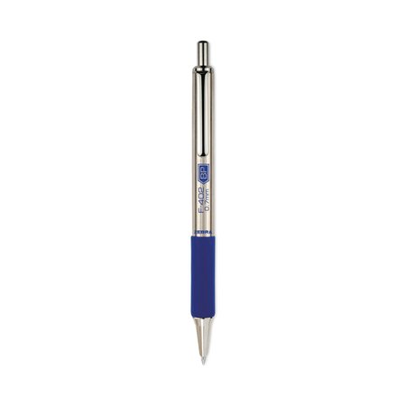 ZEBRA PEN Ballpoint Pen, Retractable, SS, Blue, PK2 29222